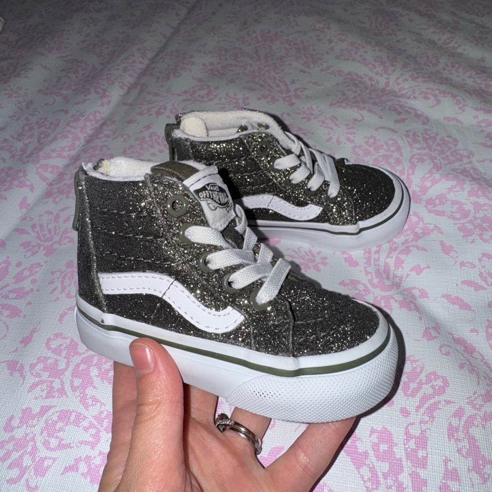Vans Glitter High-Tops- Toddler BRAND NEW!